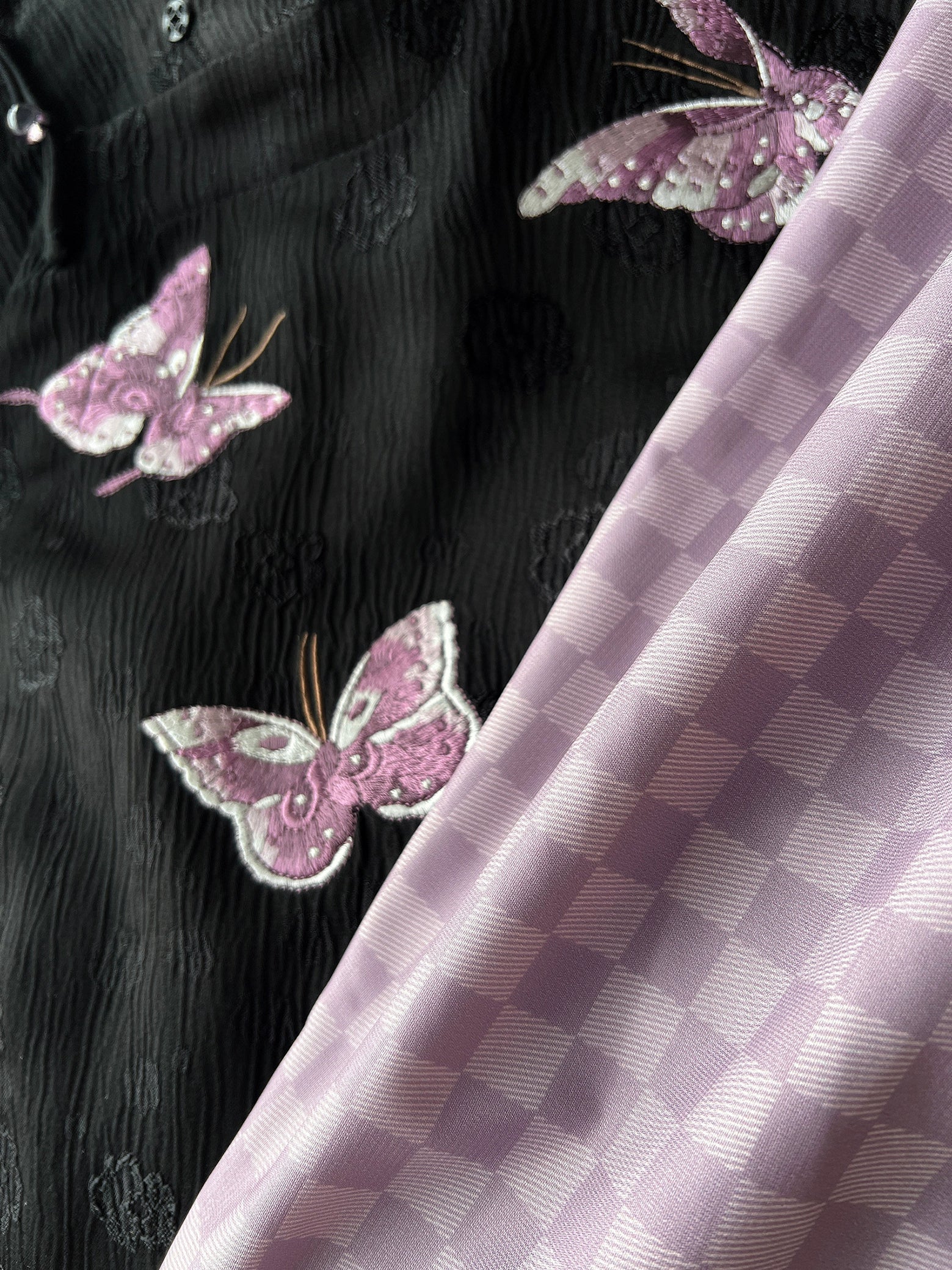 Five Blessings 五福临门 Modernized 1910s Qipao & Majia Vest Set - Image 13