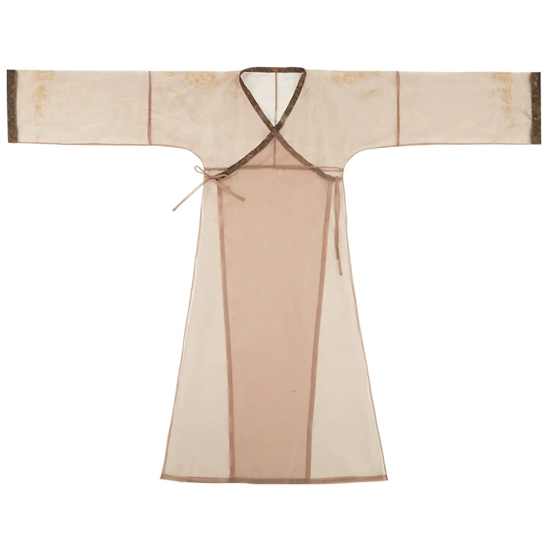 Five String Melody 五弦华韵 Modernized Han Dynasty Mulberry Silk Quju Zhiju Robe Set - Image 20