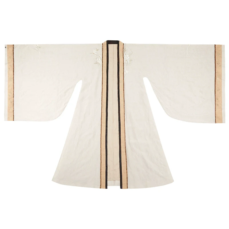 Five String Melody 五弦华韵 Modernized Han Dynasty Mulberry Silk Quju Zhiju Robe Set - Image 21