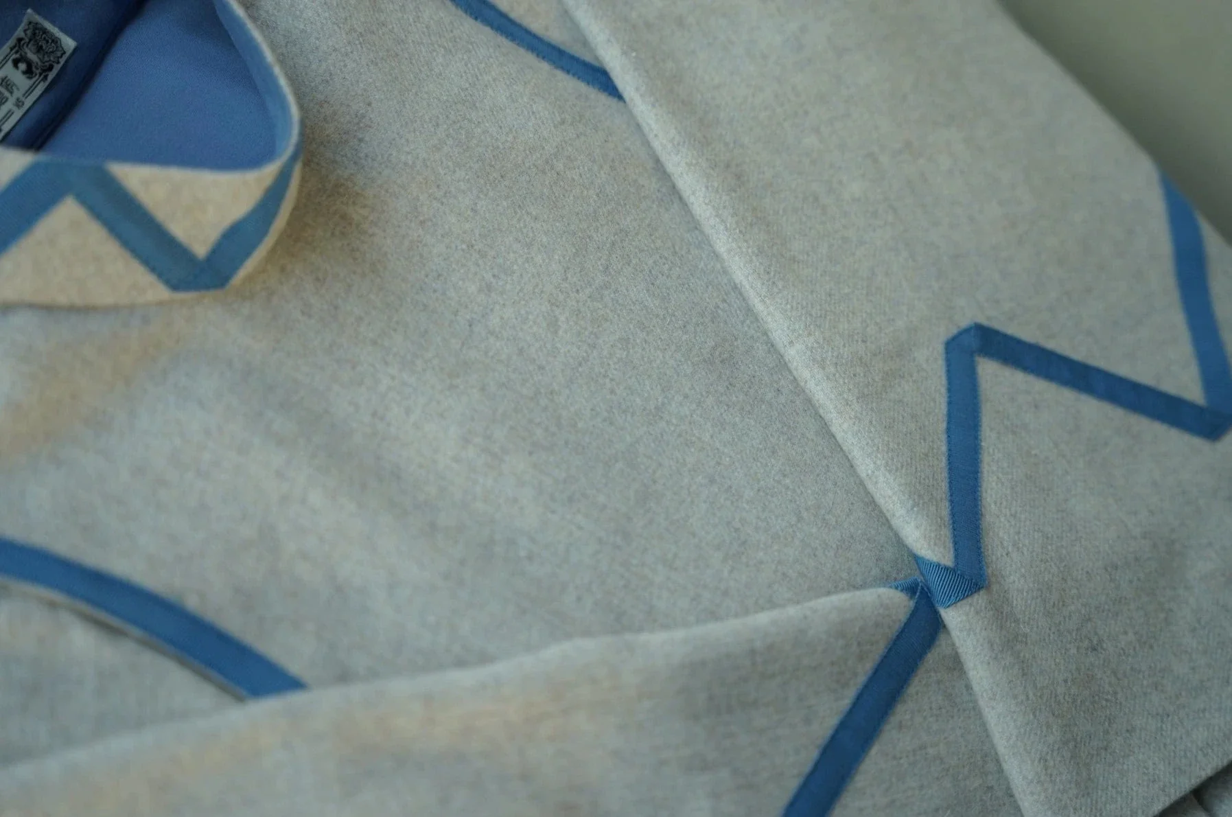 Folding Thoughts 折叠心事 1920s Wool Bottle Neck Qipao - Image 8
