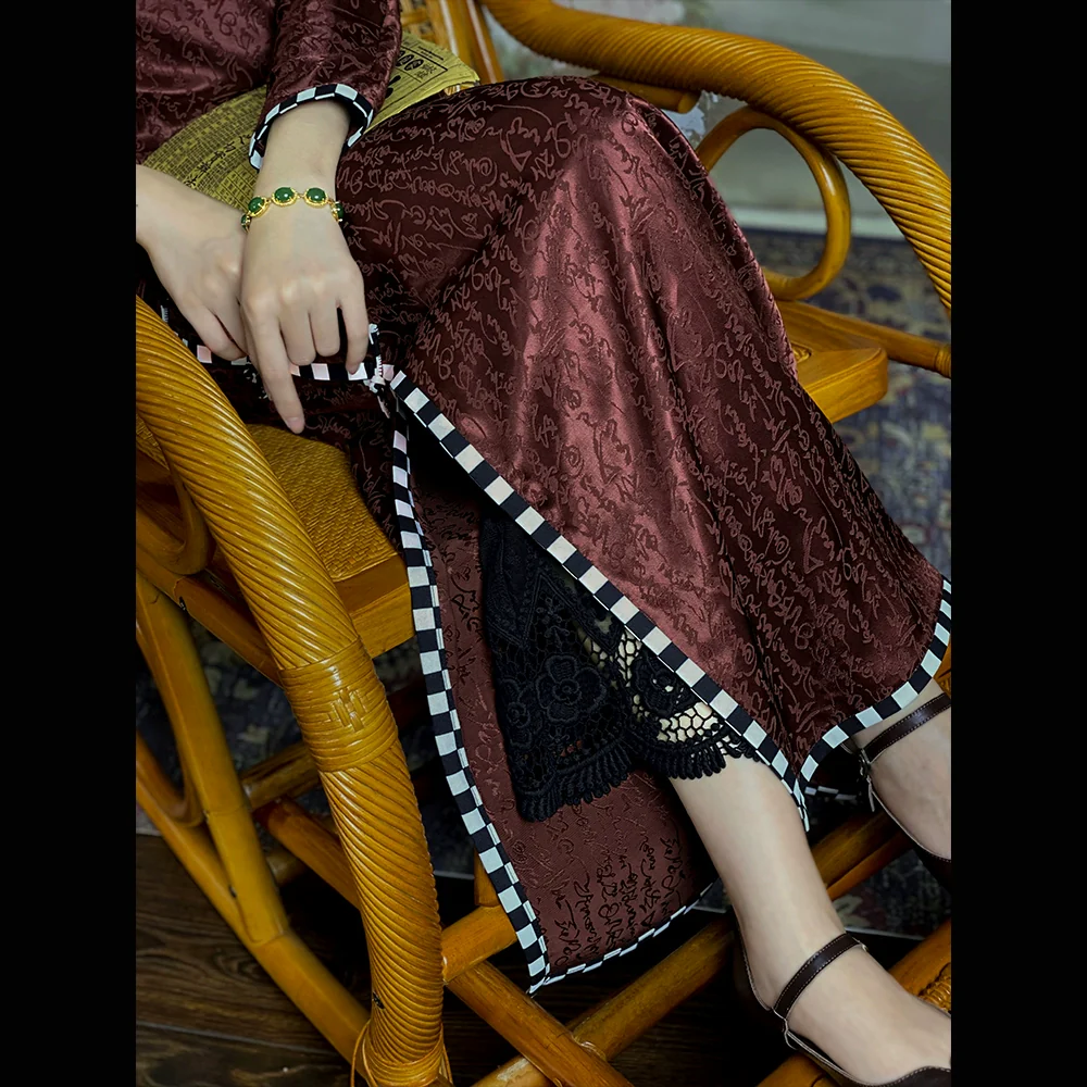 Fu Li 福利 Cotton Lace Qipao Modesty Pants - Image 6