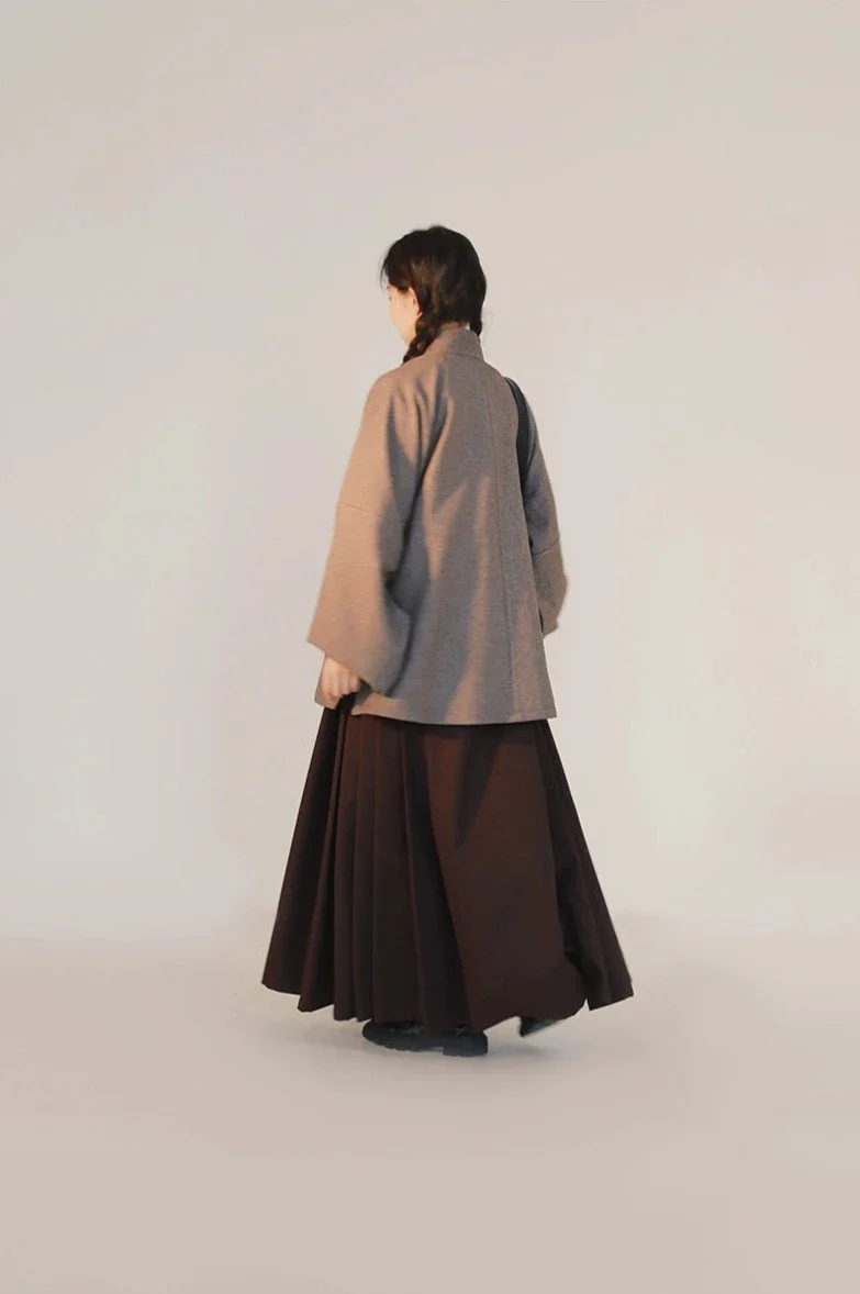 Gan Cao 甘草 Licorice Modernized Ming Dynasty Liling Top & Easy-Wear Mamian Set - Image 6