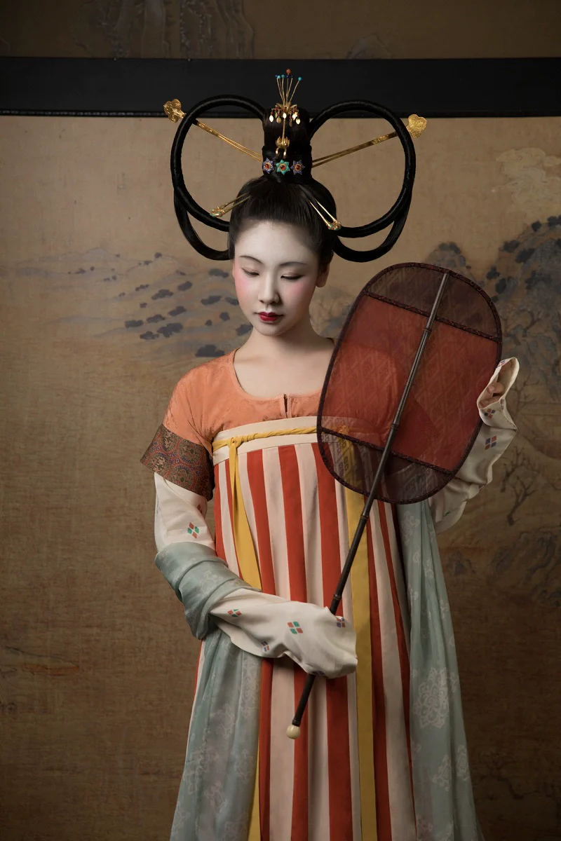Gong 'E 宫娥 Palace Maid Early Tang Recreation Qixiong Ruqun - Image 5