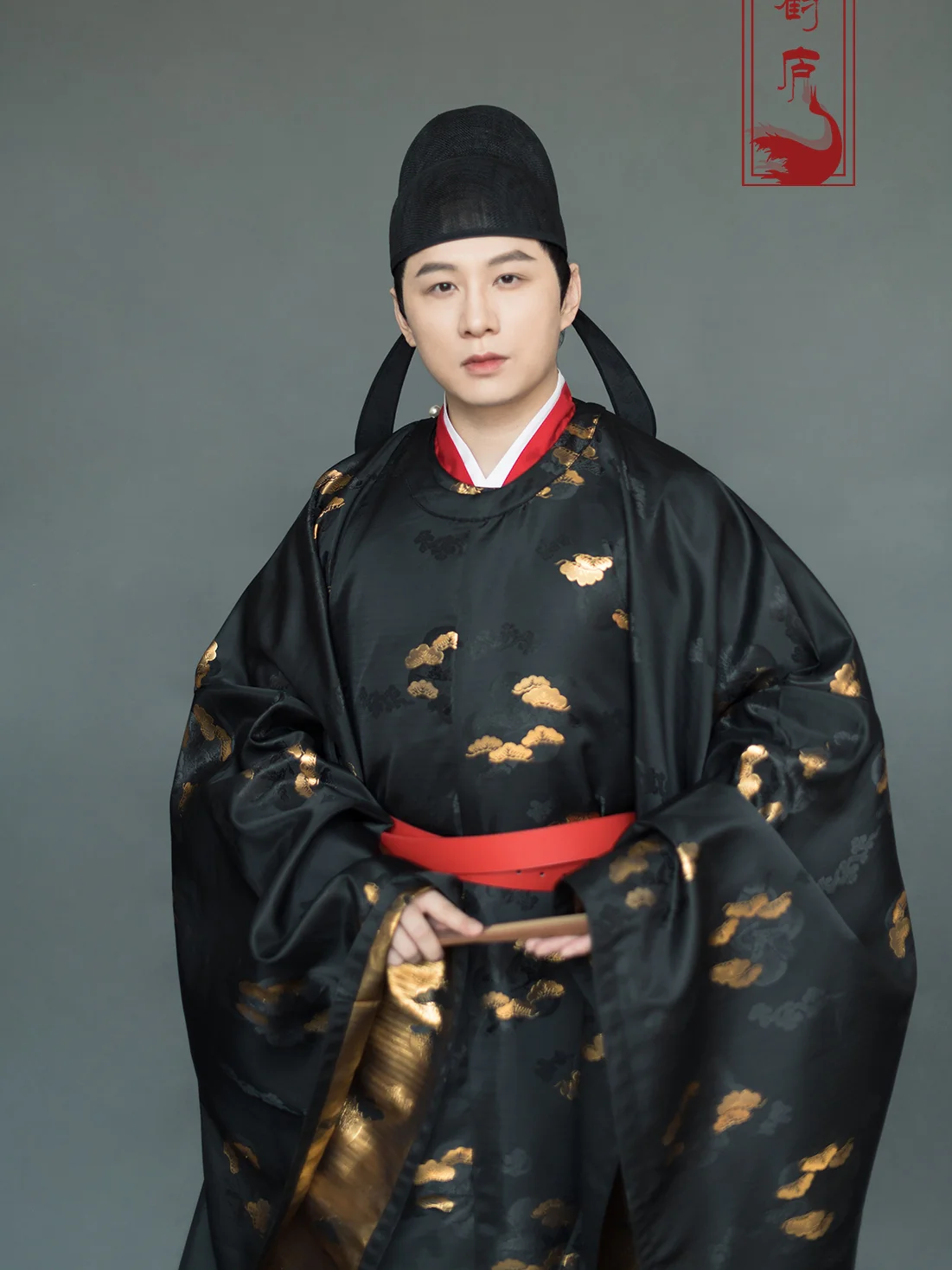 Gong Fu 公服 Northern Song Restoration Men's Court Uniform Yuanlingpao Round Collar Robe - Image 7