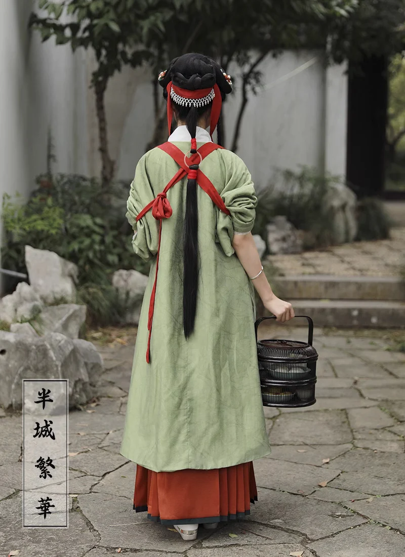 Gong Qiang 宫墙 Palace Wall Song Ming Pearl Ribbon Hair Accessory - Image 7