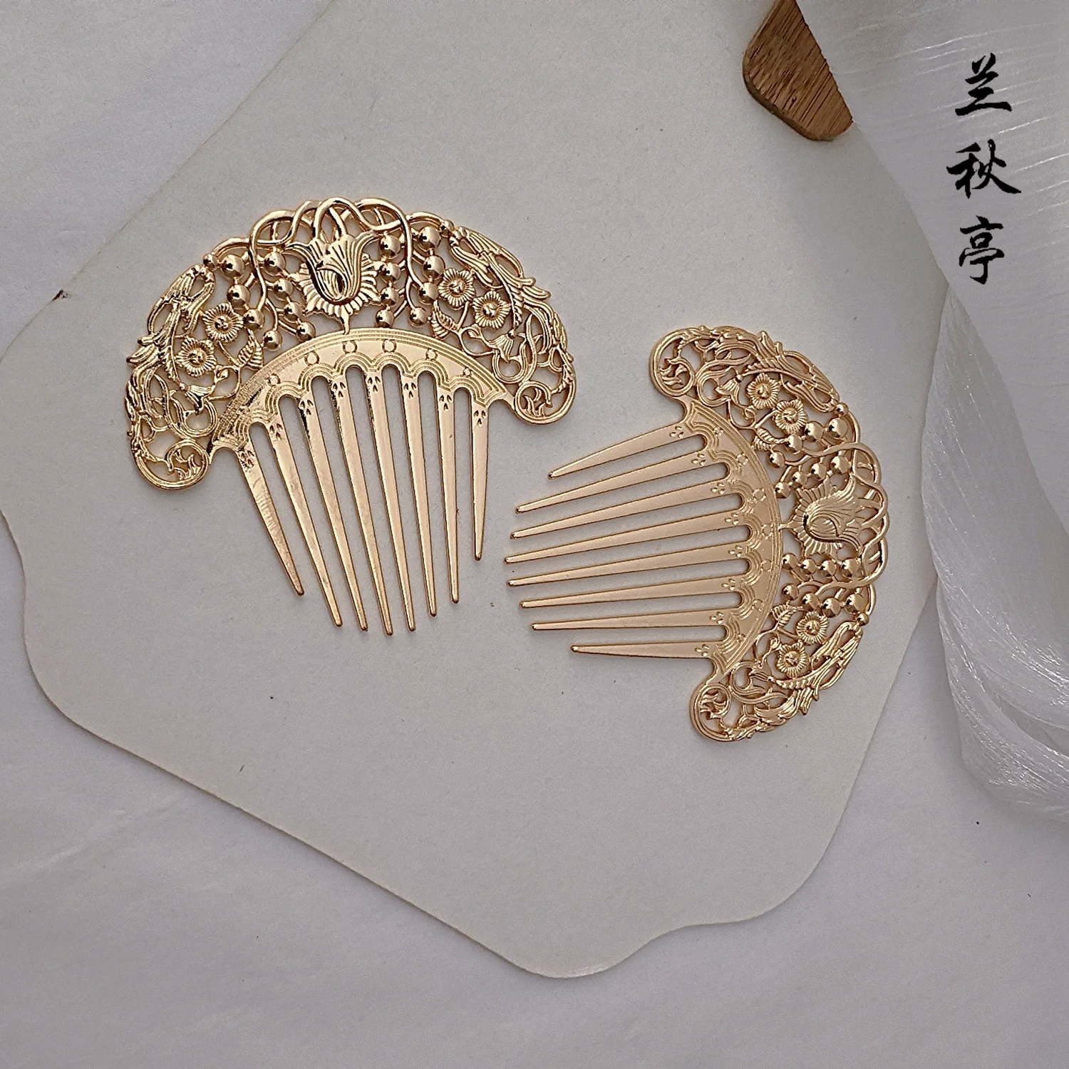 Gong Ting 宫廷 Tang Dynasty Palace Various Hairpins & Combs Set - Image 3
