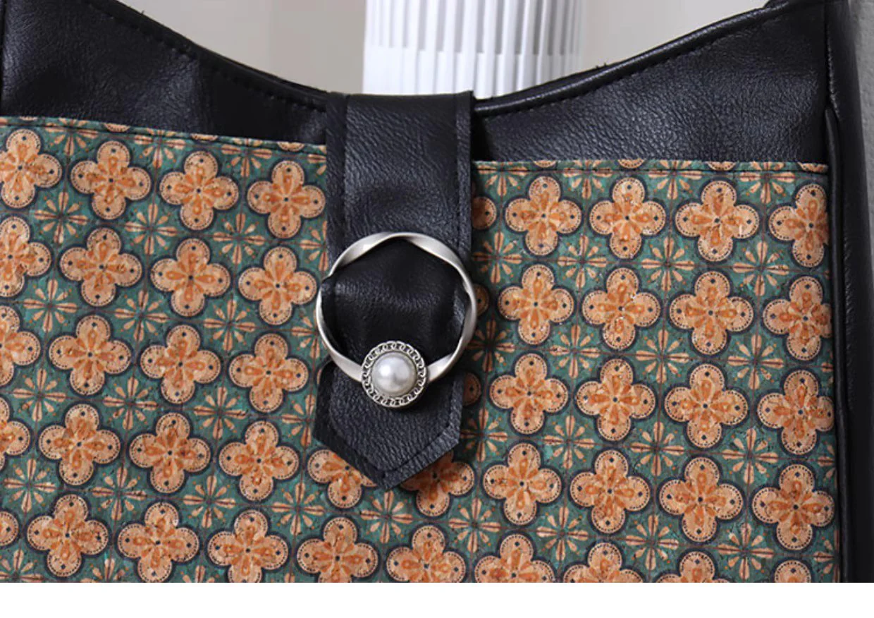 Gu Hua 古花 Ancient Flower Leather Shoulder Bag - Image 8