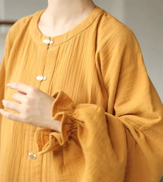 Gui Lu 归路 The Path Home Modernized Tang Ming Cotton Trousers Set - Image 13