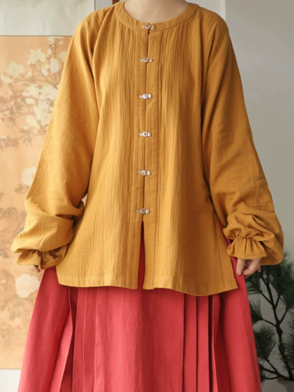 Gui Lu 归路 The Path Home Modernized Tang Ming Cotton Trousers Set - Image 8