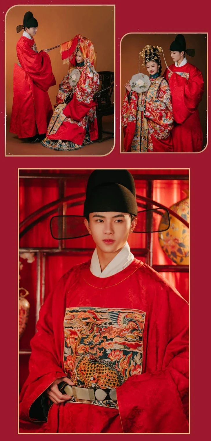 Haishang Yunjing 海上云镜 Royal Ming Men's Wedding Robe Deposit - Image 5