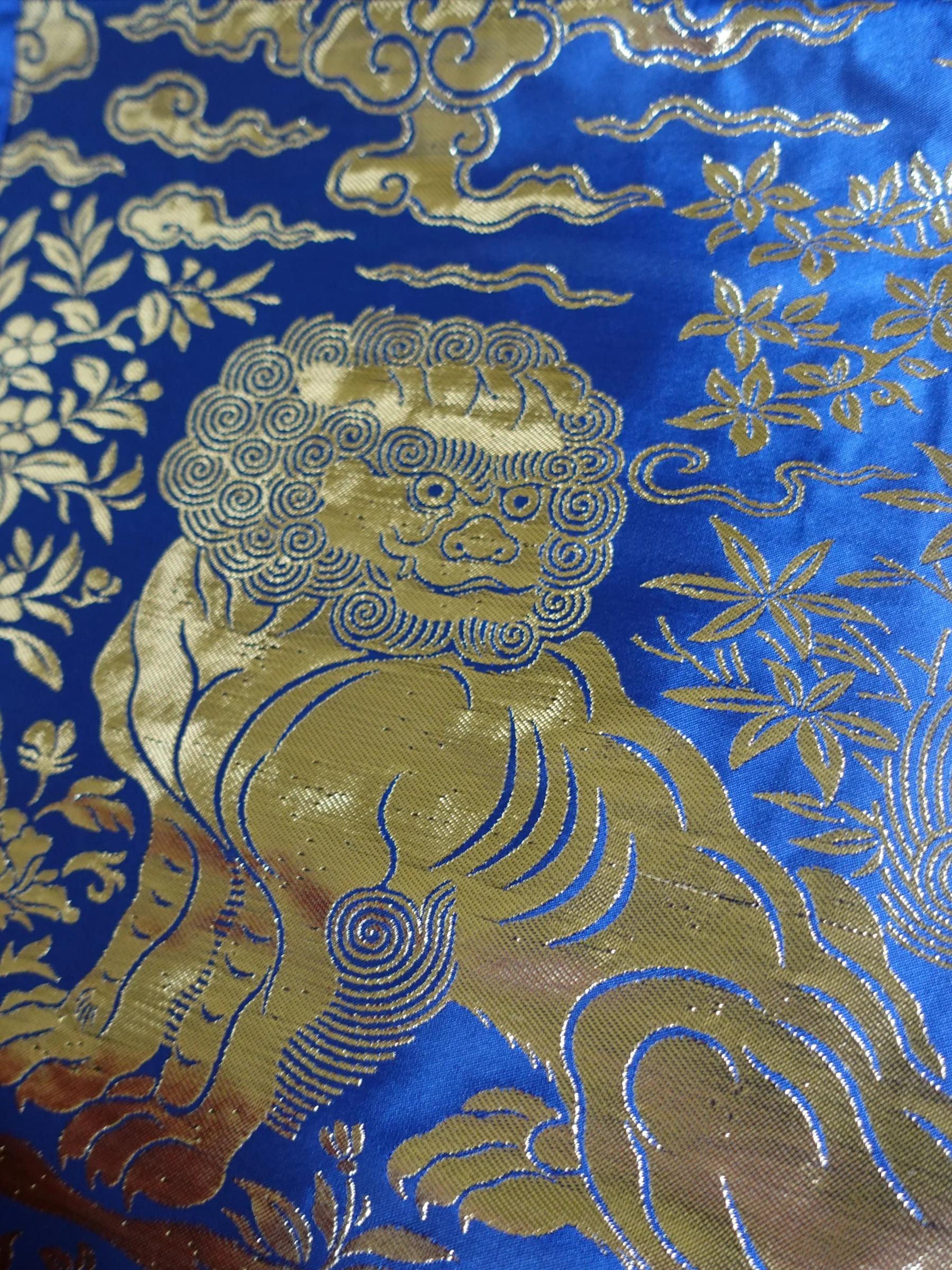 Xiang Shi 祥狮 Lucky Lion Golden Buzi Patch Brocade Tote Bag - Image 14