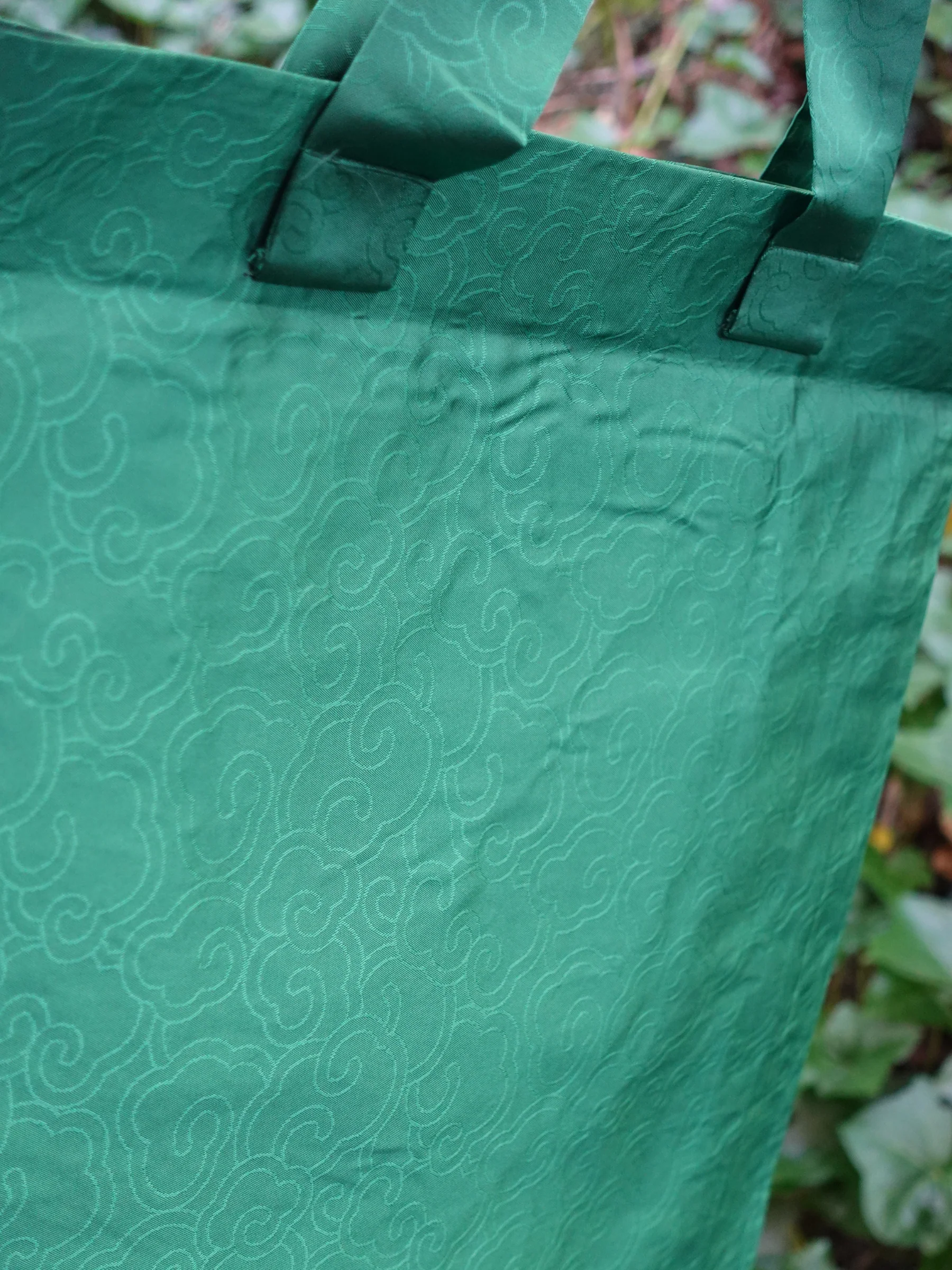 Xiang Shi 祥狮 Lucky Lion Golden Buzi Patch Brocade Tote Bag - Image 16