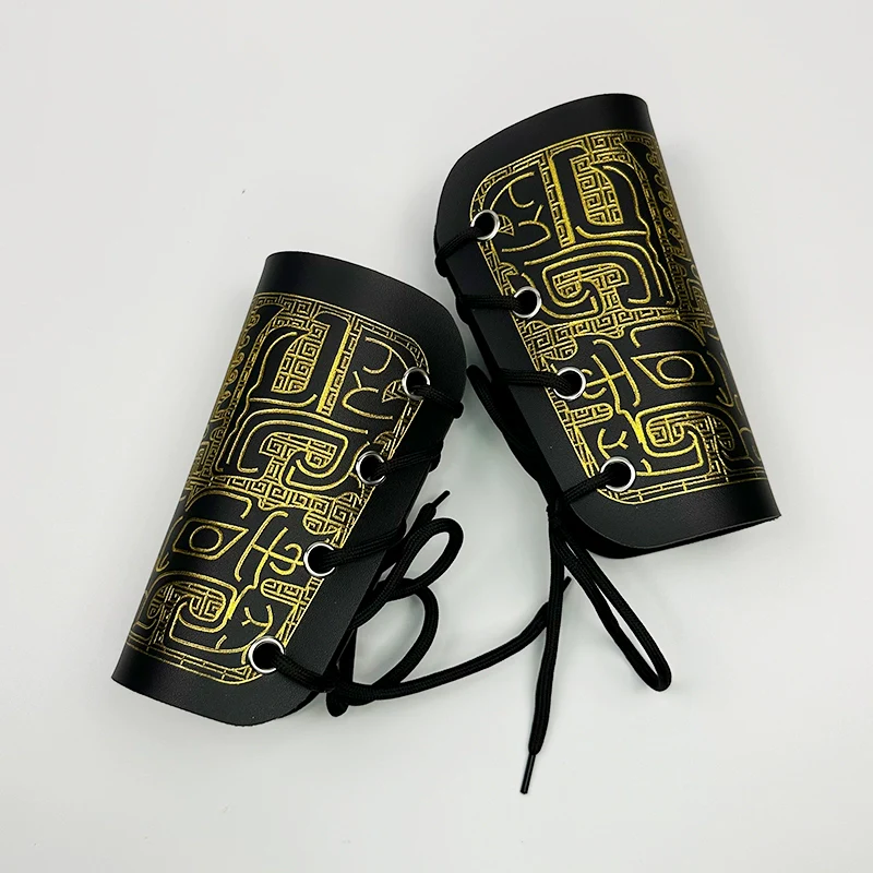 Shouwen Hulan 兽纹护腕 Mythical Beast Braces Hanfu Artificial Leather Accessory - Image 14