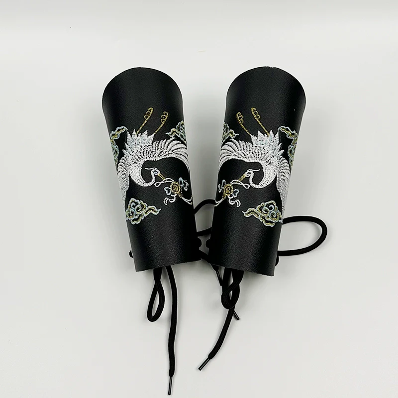 Shouwen Hulan 兽纹护腕 Mythical Beast Braces Hanfu Artificial Leather Accessory - Image 28