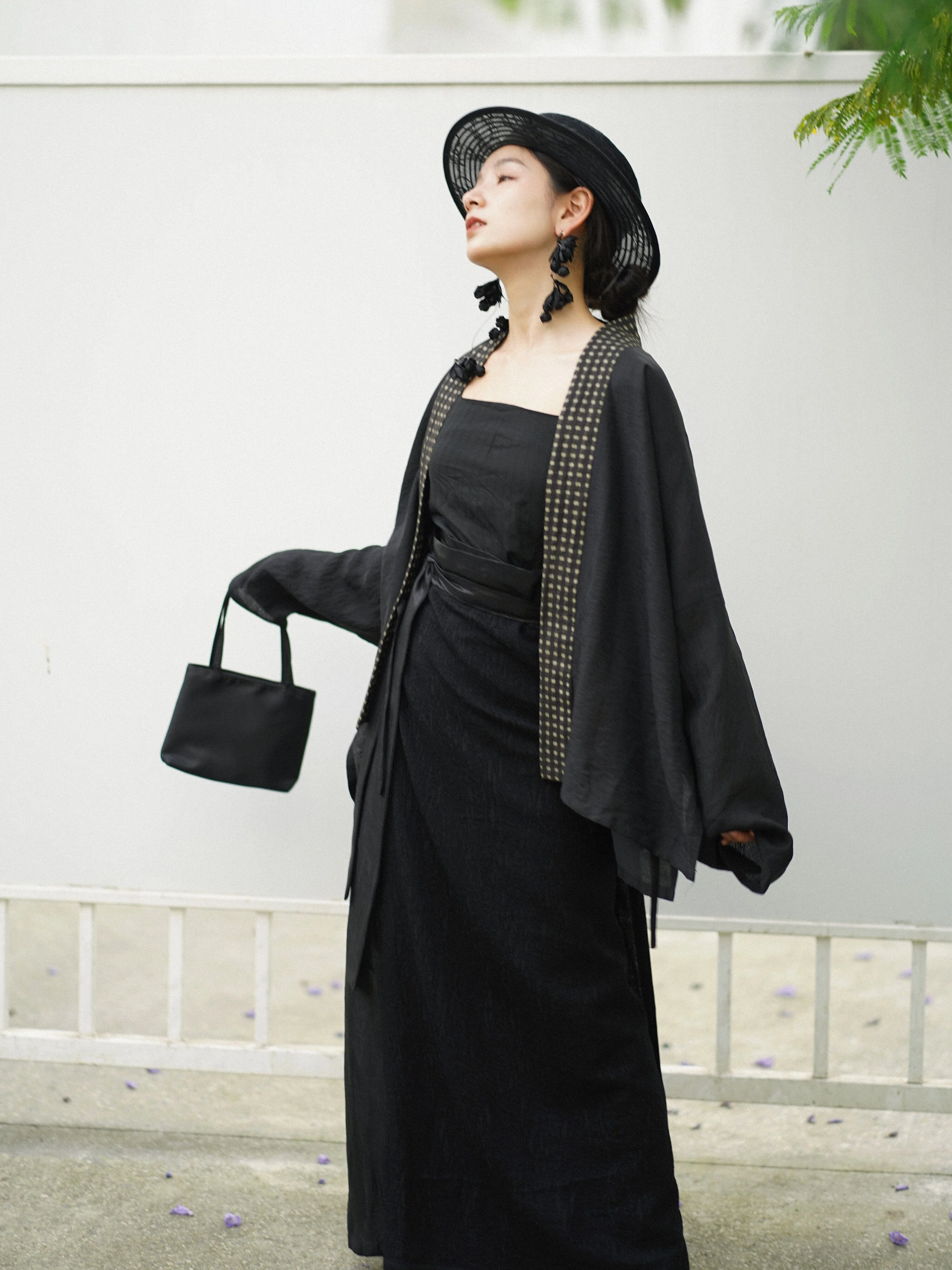 Hei Tong 黑瞳 Black Irises Modernized Song Dynasty Feijixiu & Liangpianqun Two Panel Skirt Ruqun Set - Image 3
