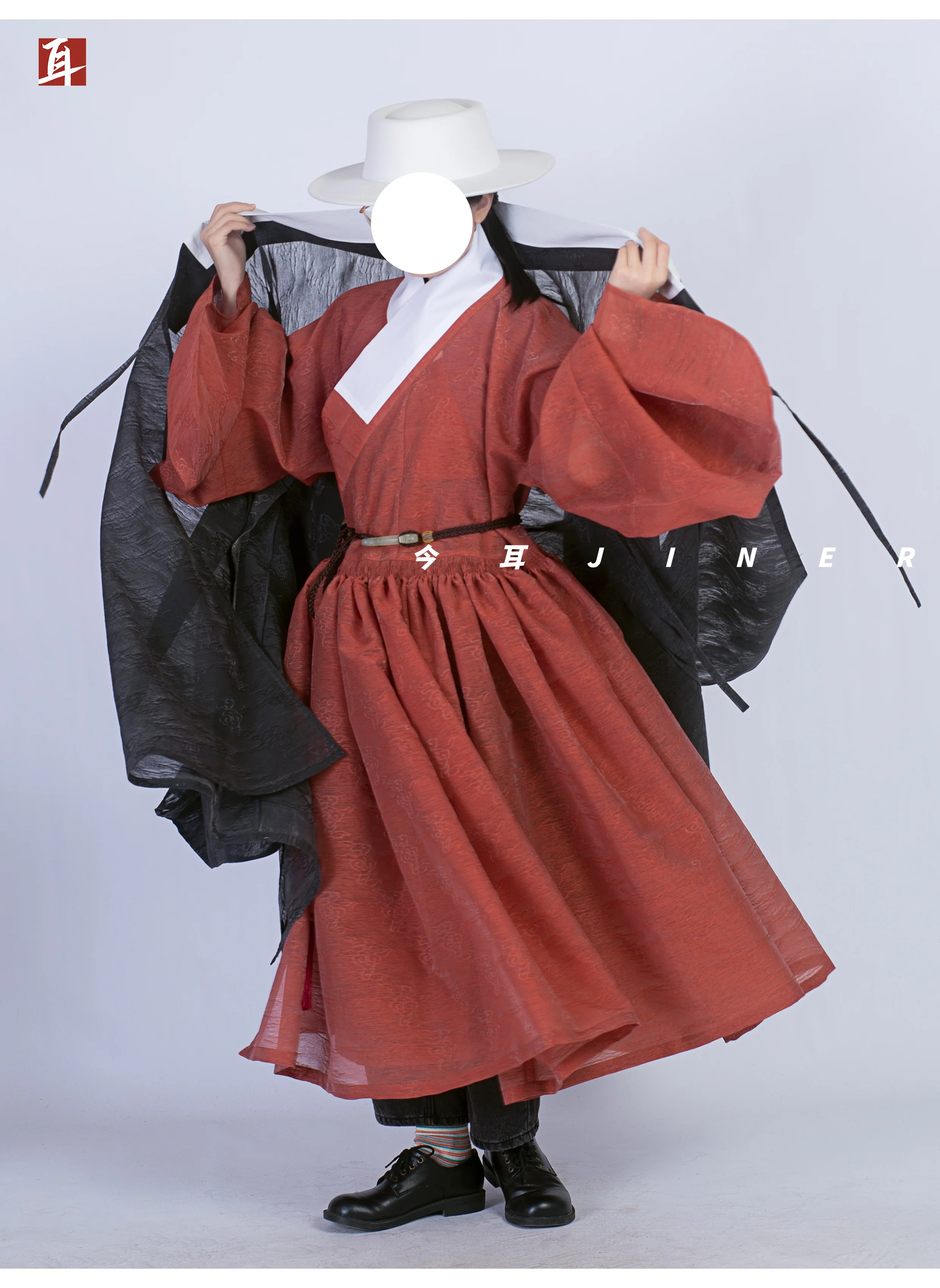 Hong Wudi 洪武帝 Emperor Hong Wu Ming Dynasty Cloud Jacquard Tieli Unisex Robe - Image 10
