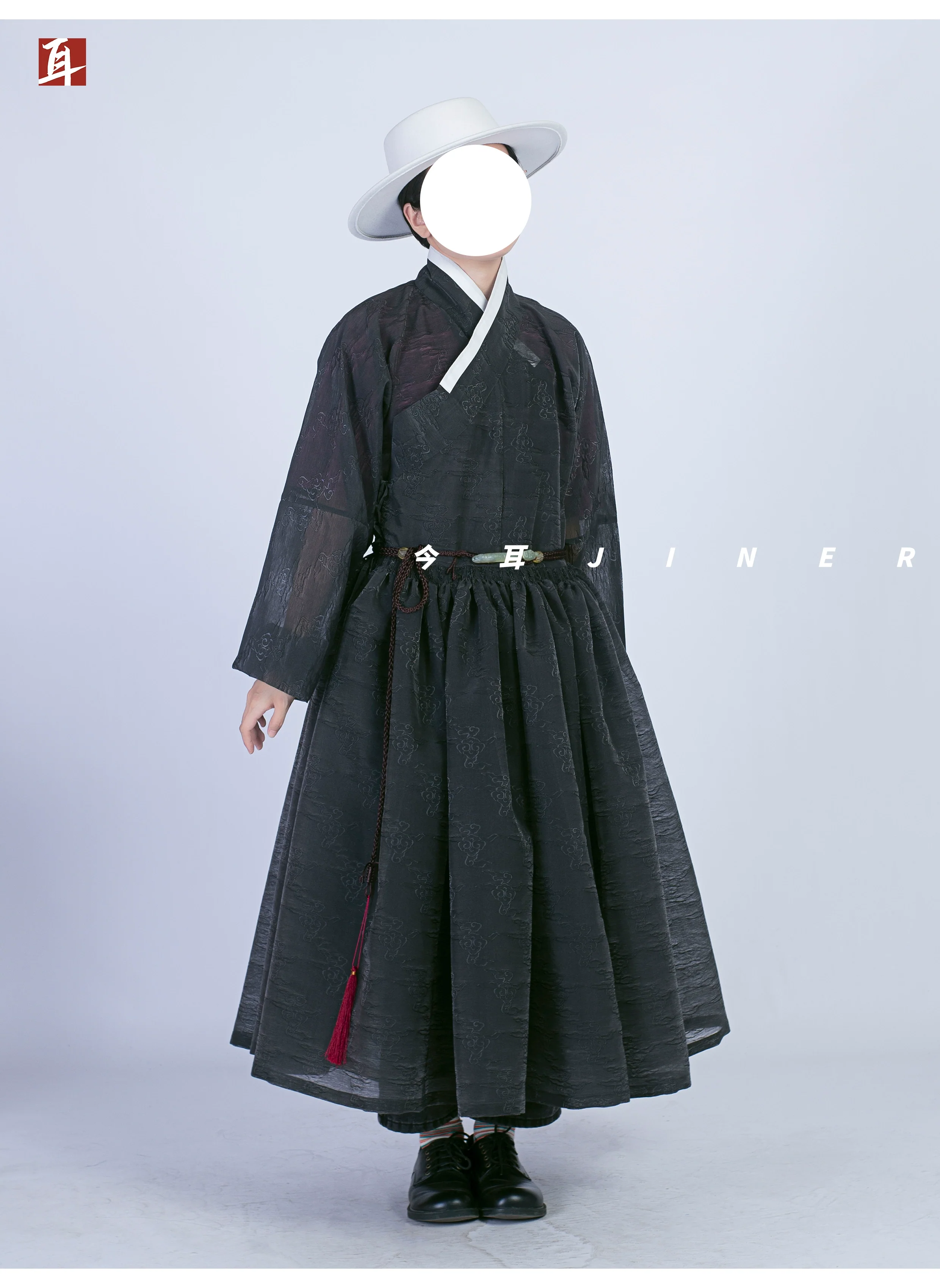 Hong Wudi 洪武帝 Emperor Hong Wu Ming Dynasty Cloud Jacquard Tieli Unisex Robe - Image 14