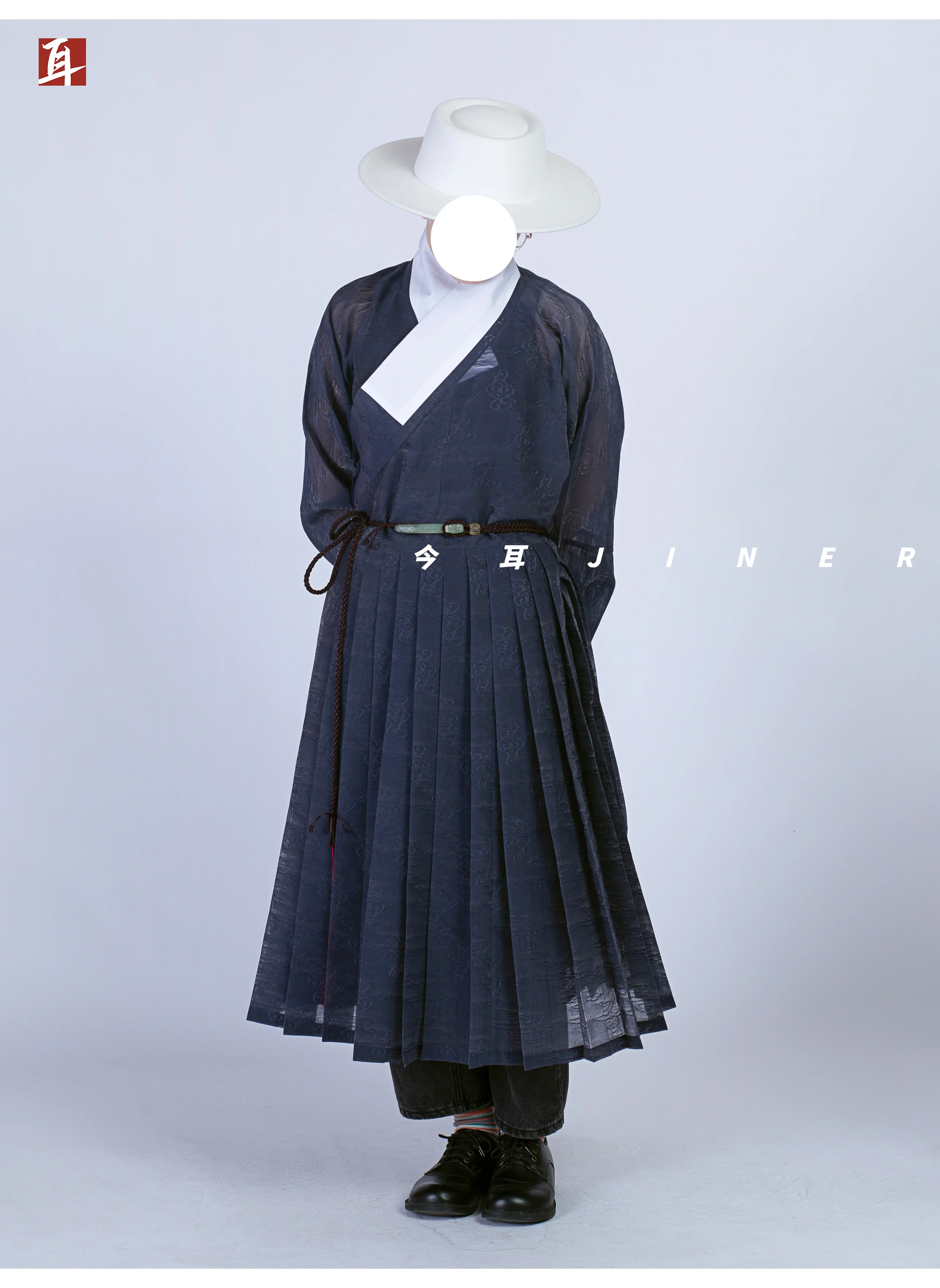 Hong Wudi 洪武帝 Emperor Hong Wu Ming Dynasty Cloud Jacquard Tieli Unisex Robe - Image 23