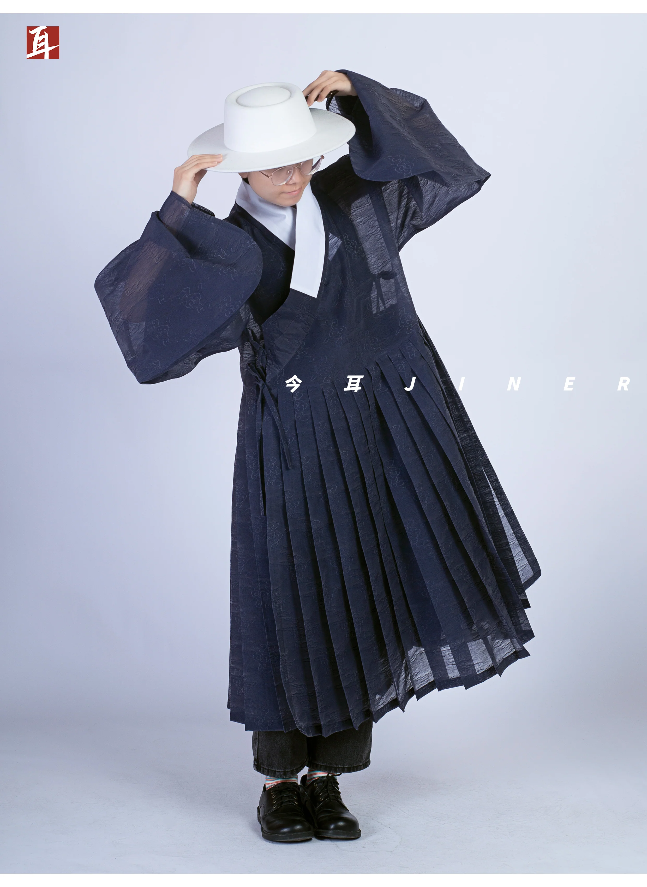 Hong Wudi 洪武帝 Emperor Hong Wu Ming Dynasty Cloud Jacquard Tieli Unisex Robe - Image 24