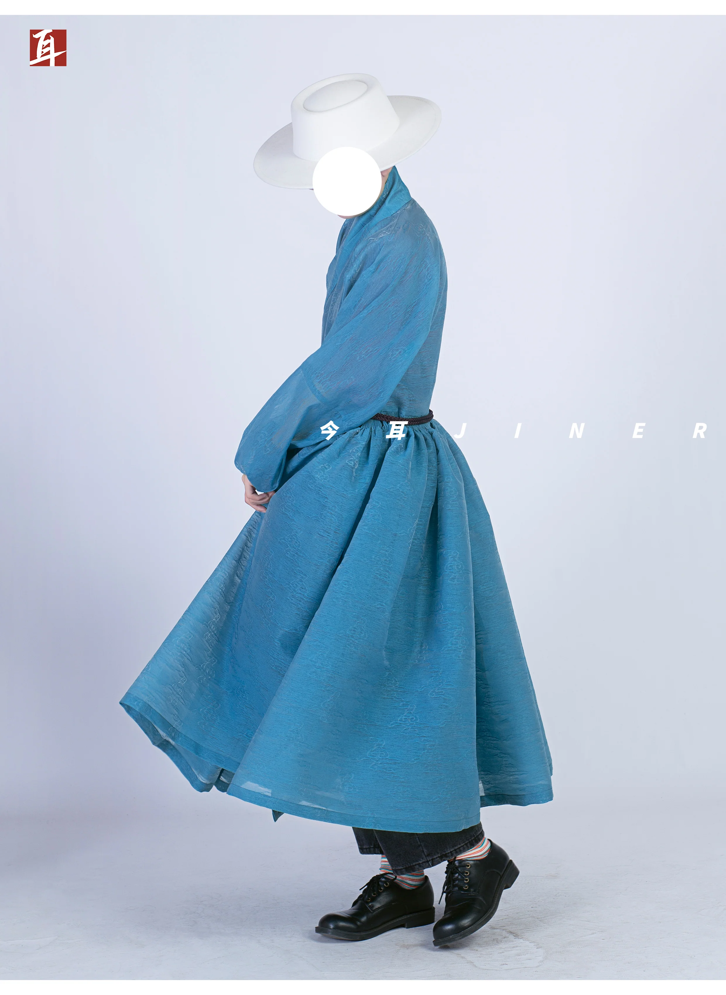 Hong Wudi 洪武帝 Emperor Hong Wu Ming Dynasty Cloud Jacquard Tieli Unisex Robe - Image 27