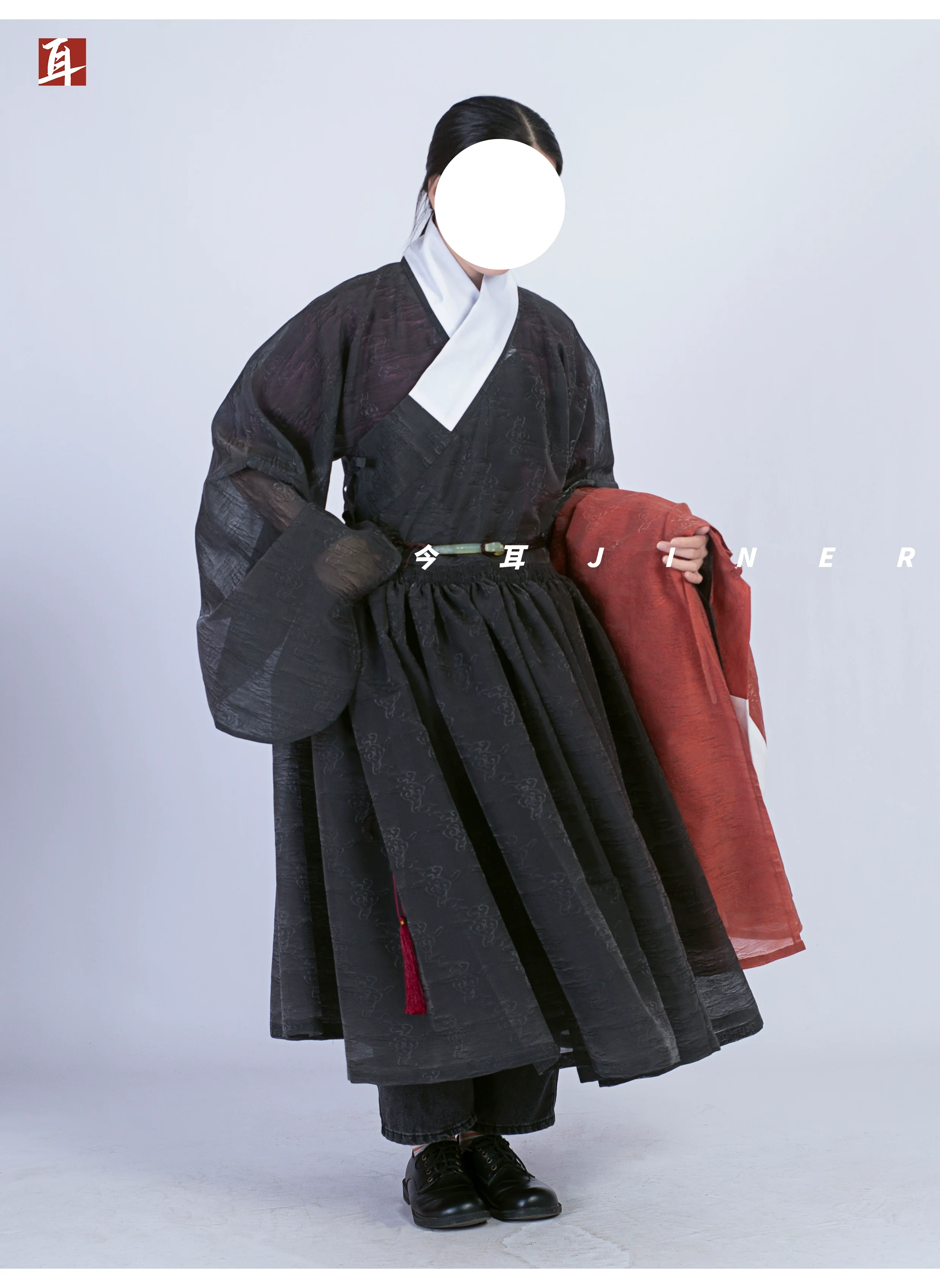 Hong Wudi 洪武帝 Emperor Hong Wu Ming Dynasty Cloud Jacquard Tieli Unisex Robe - Image 8
