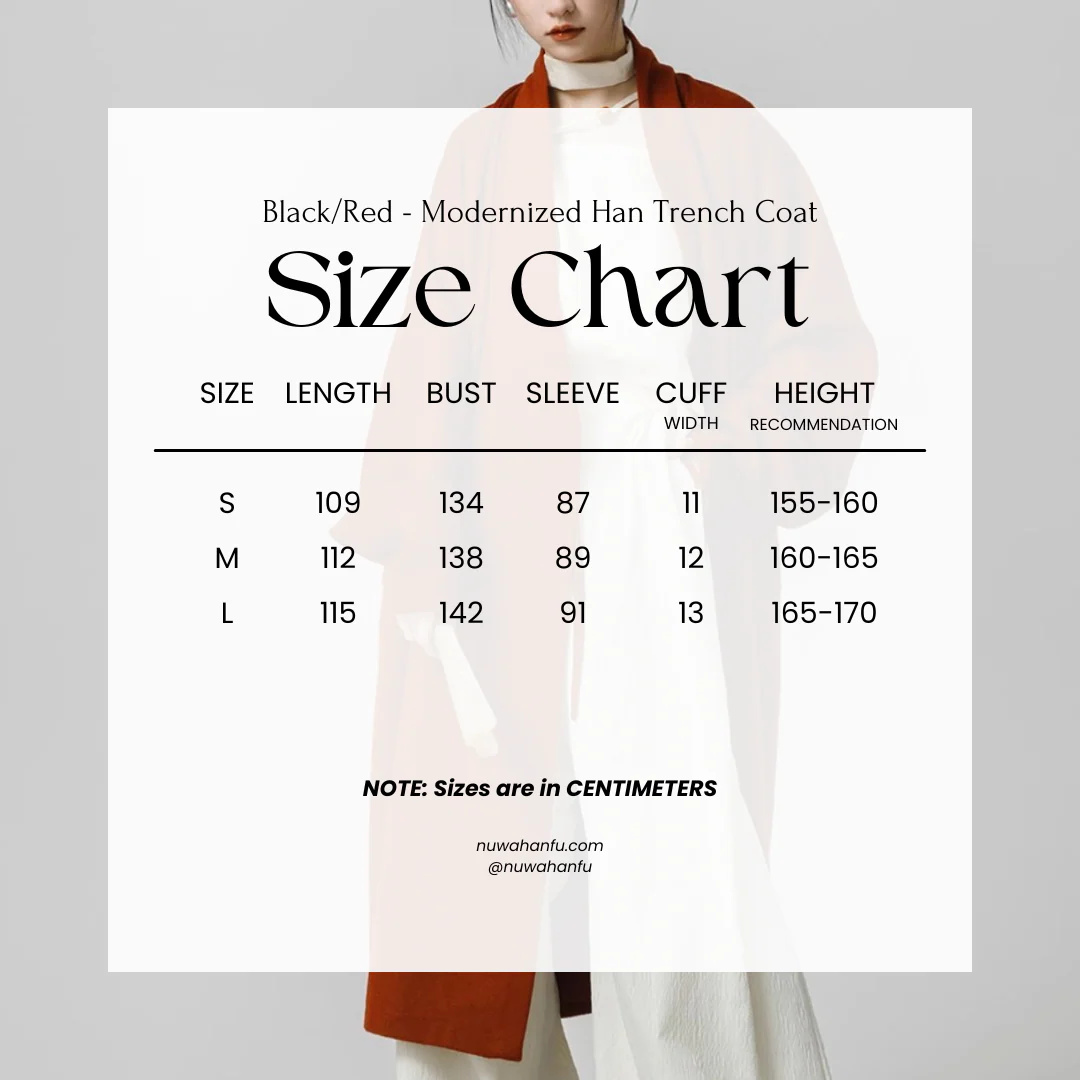 Hou Xue 厚雪 Heavy Snow Modernized Han Dynasty Wool Trench Coat - Image 14