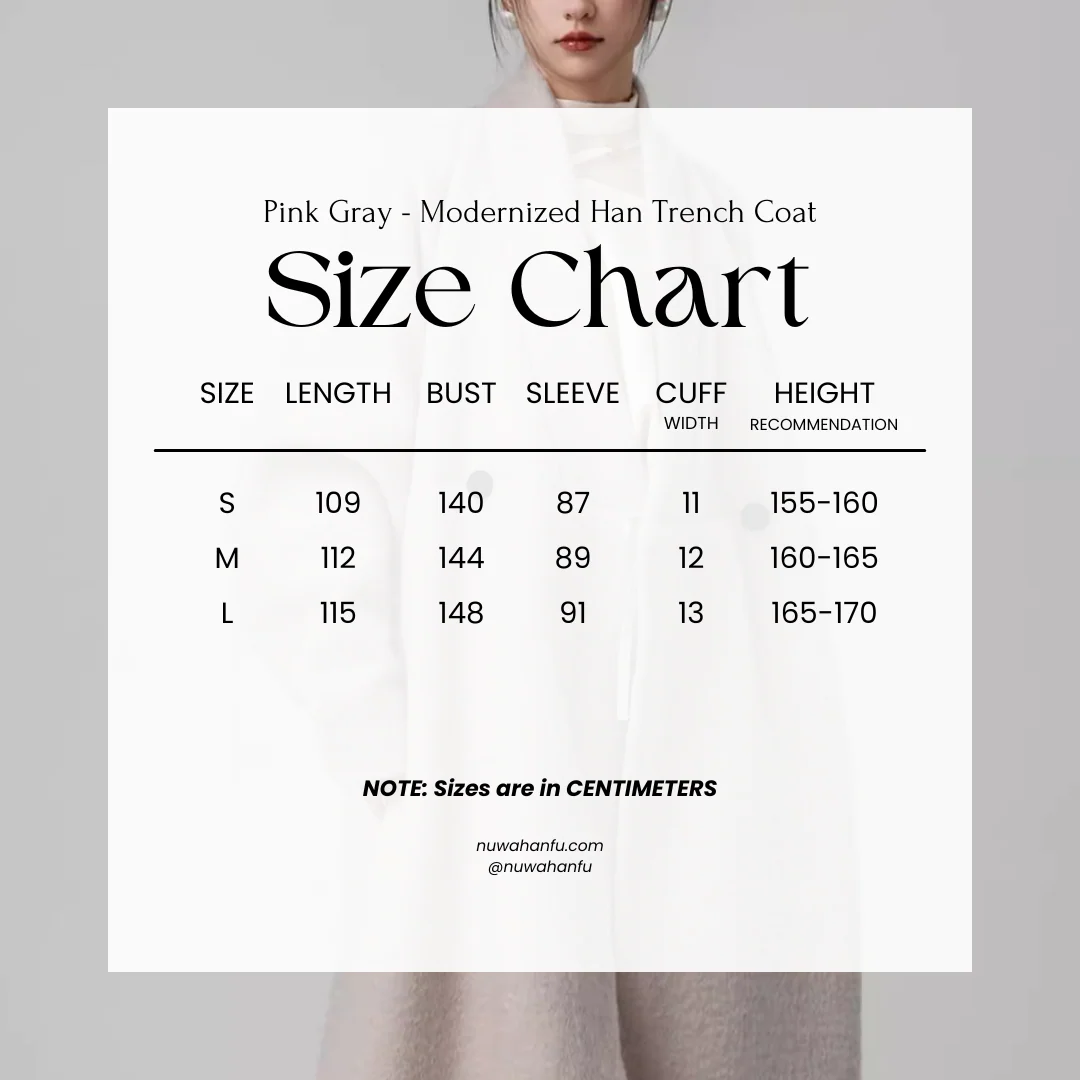 Hou Xue 厚雪 Heavy Snow Modernized Han Dynasty Wool Trench Coat - Image 15