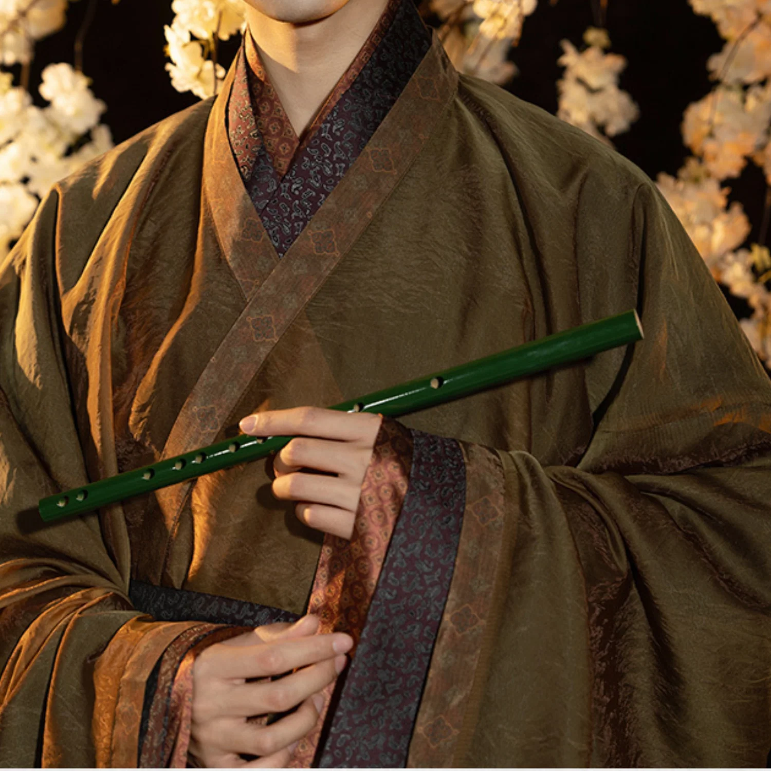 Hu Po 琥珀 Amber Men's Han Dynasty Restoration Zhiju Robe - Image 6