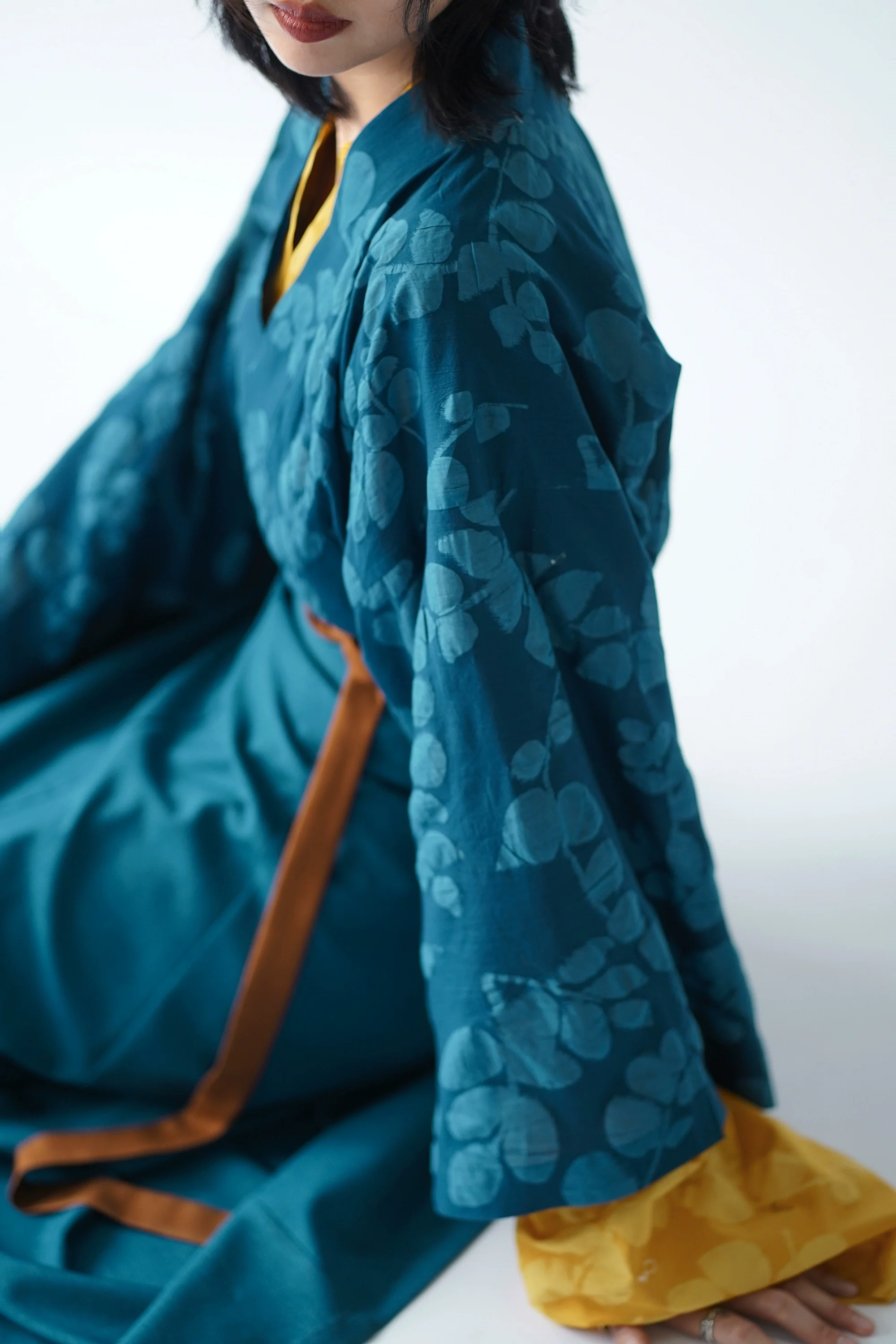 I'm Blue 蓝倒我了 Modernized Jin Dynasty Cotton Jiaoling Poqun Ruqun Set - Image 5