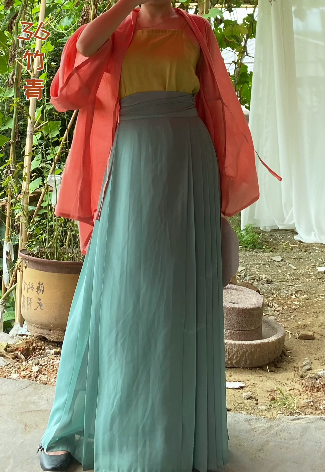 Iris 艾莉丝 36 Colors Song Dynasty Daily Chiffon Baidiequn Skirt - Image 19