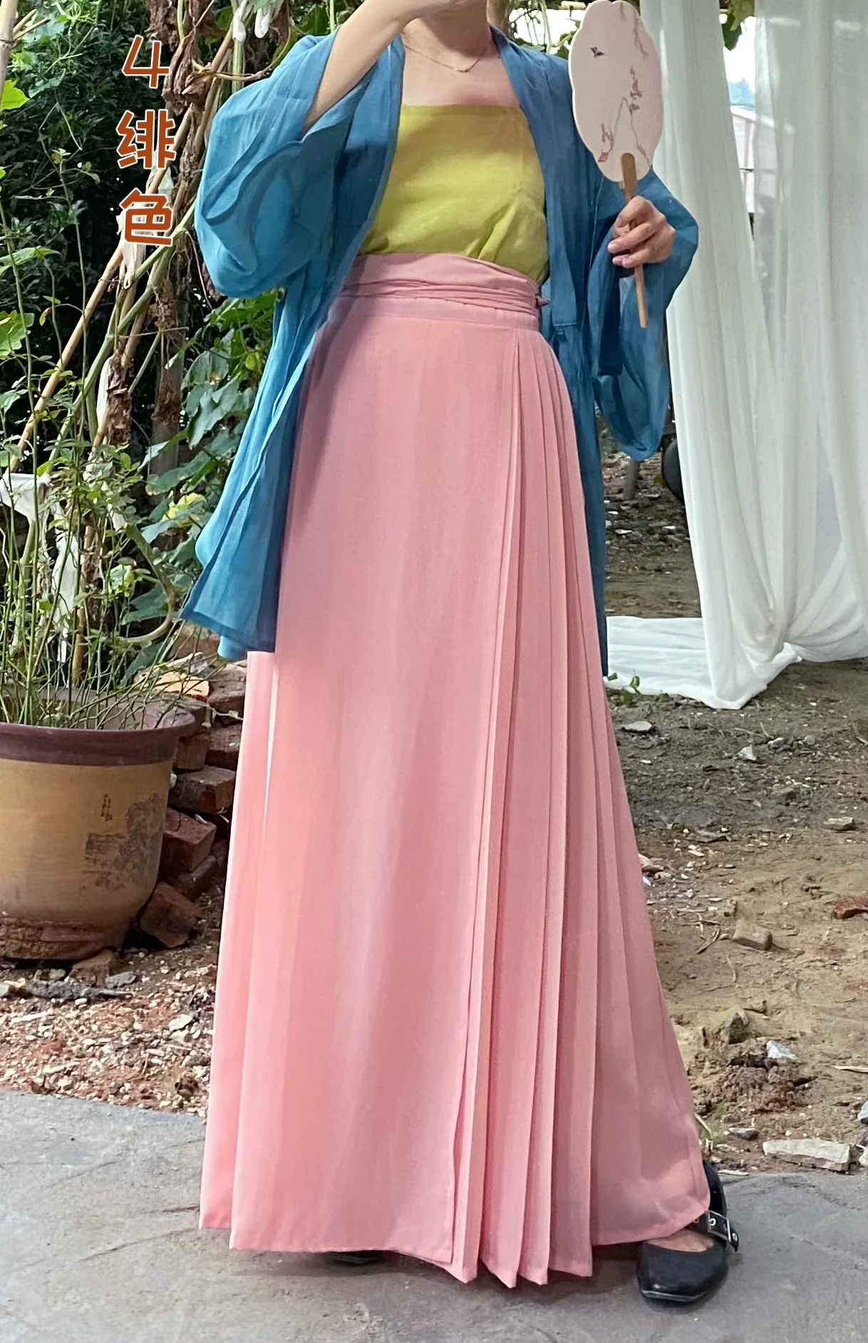 Iris 艾莉丝 36 Colors Song Dynasty Daily Chiffon Baidiequn Skirt - Image 8