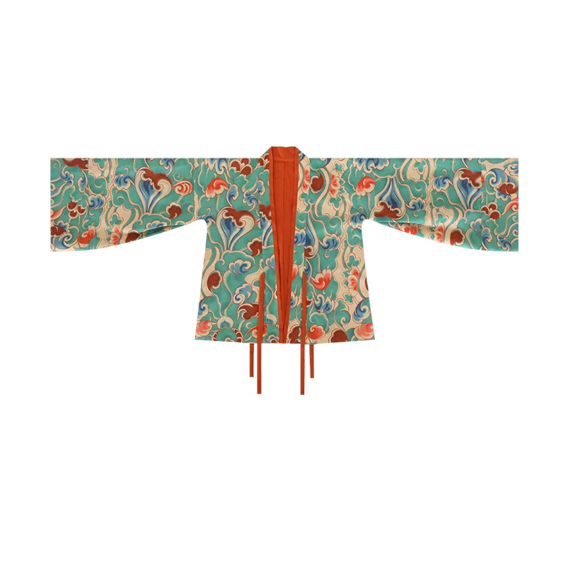 Ji Xiang 吉祥 Auspicious Modernized WeiJin Cotton Danyi Robe & Ruqun Set - Image 18