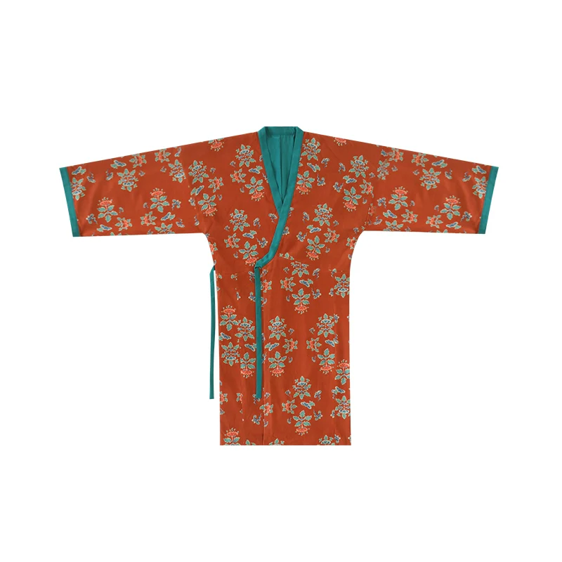 Ji Xiang 吉祥 Auspicious Modernized WeiJin Cotton Danyi Robe & Ruqun Set - Image 19