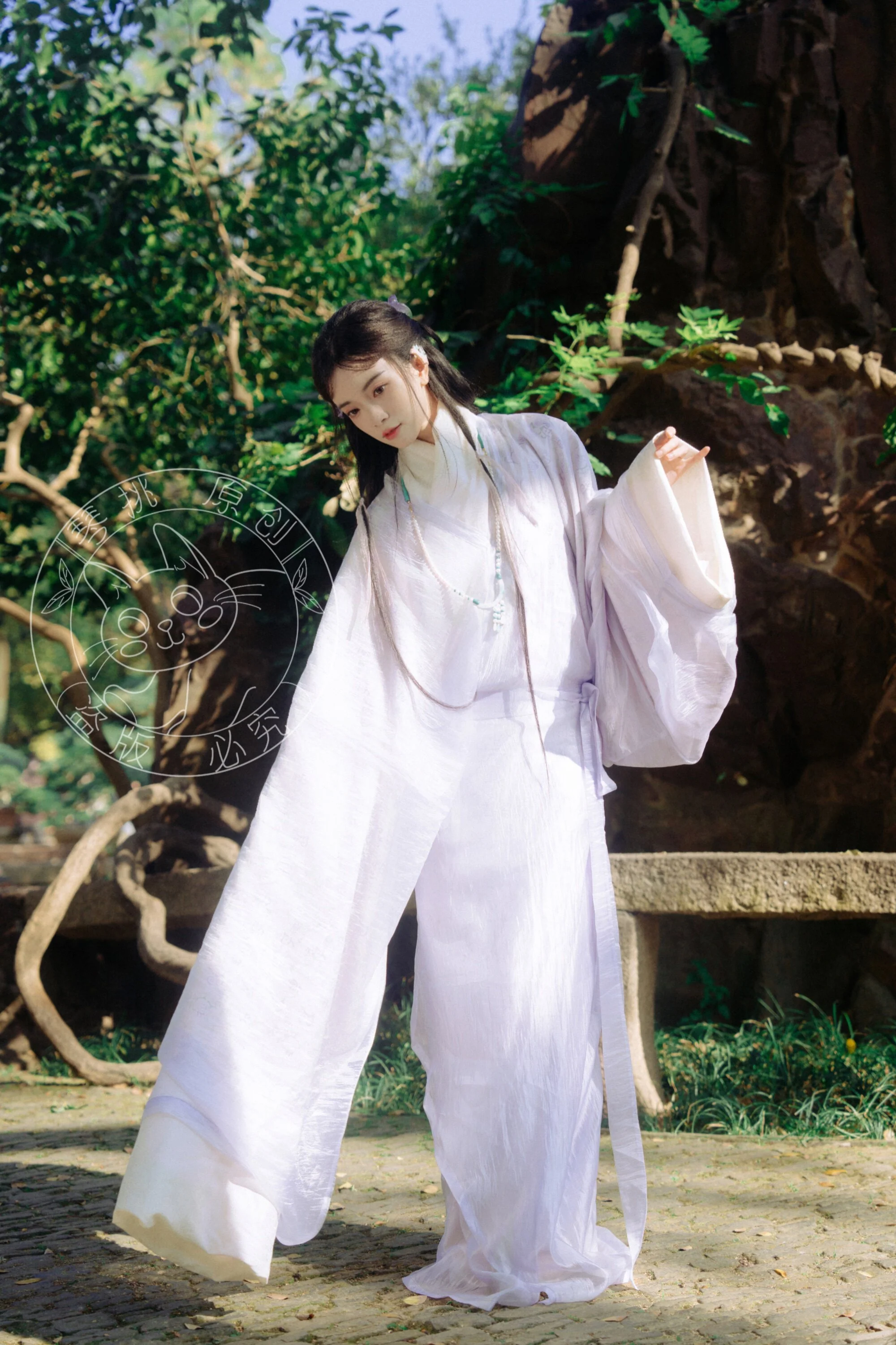 Jiangmen 江门 Han Dynasty Mawang Tomb Restoration Quju Curved Hem Robe Set - Image 28