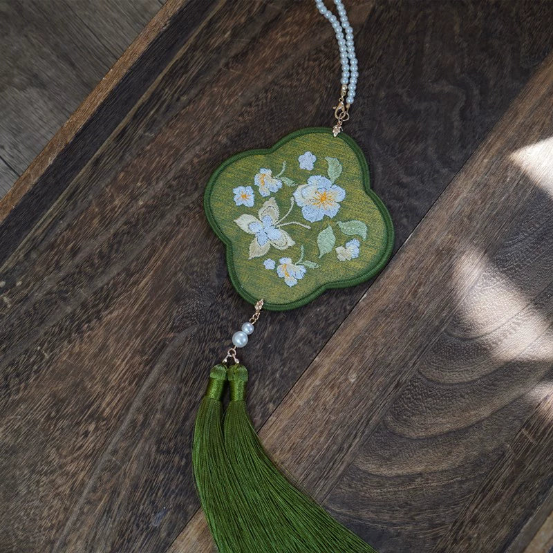 Jiangnan Lü 江南绿 Lily of the Valley Jinbu Skirt Waist Charm - Image 13