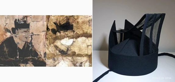Jieze 介帻 Eastern Han Dynasty Men's Civil Servant Hat - Image 10