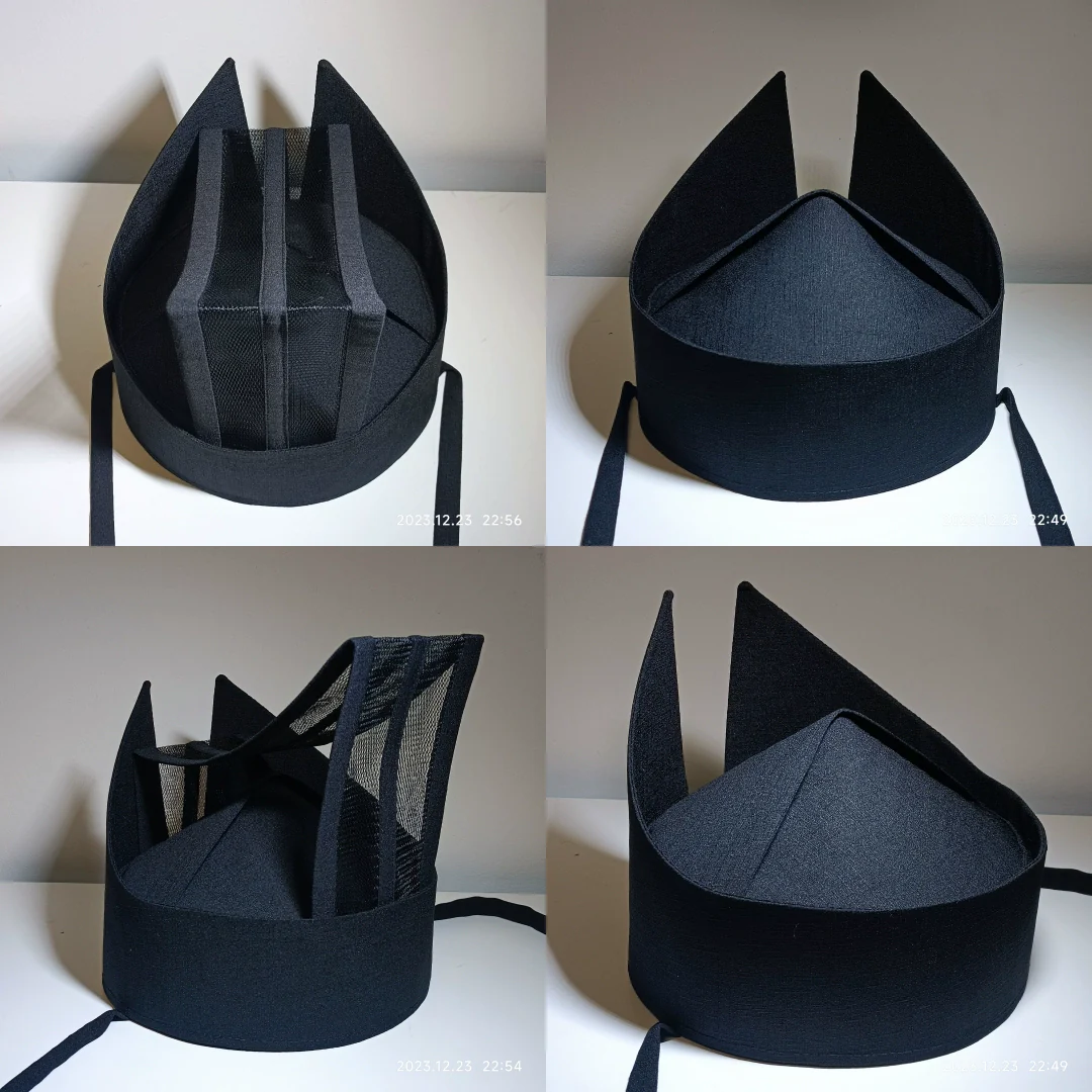 Jieze 介帻 Eastern Han Dynasty Men's Civil Servant Hat - Image 6