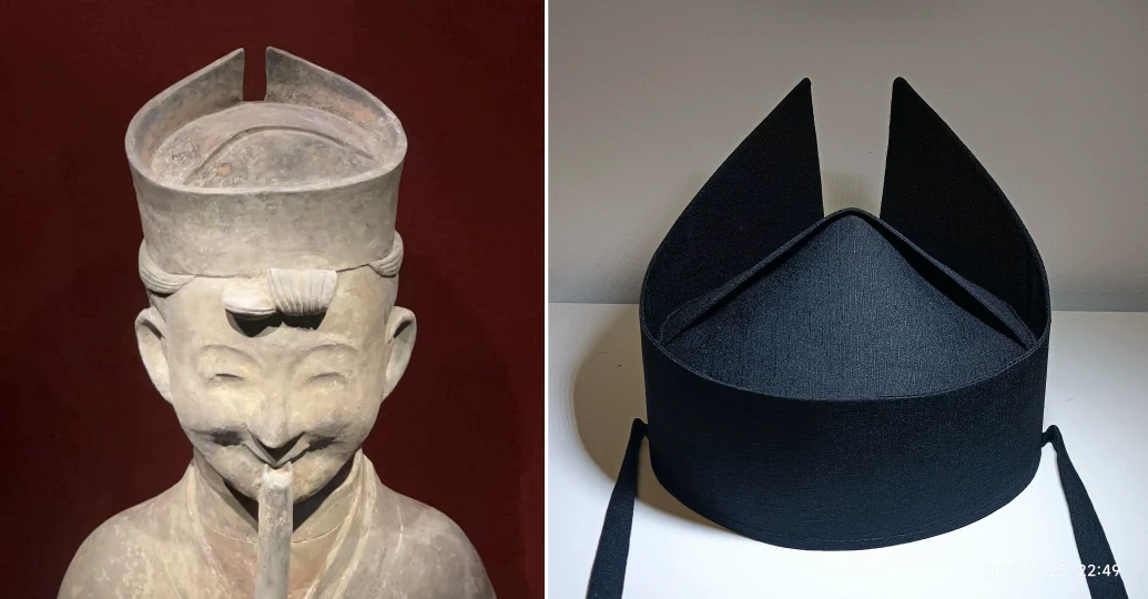 Jieze 介帻 Eastern Han Dynasty Men's Civil Servant Hat - Image 9