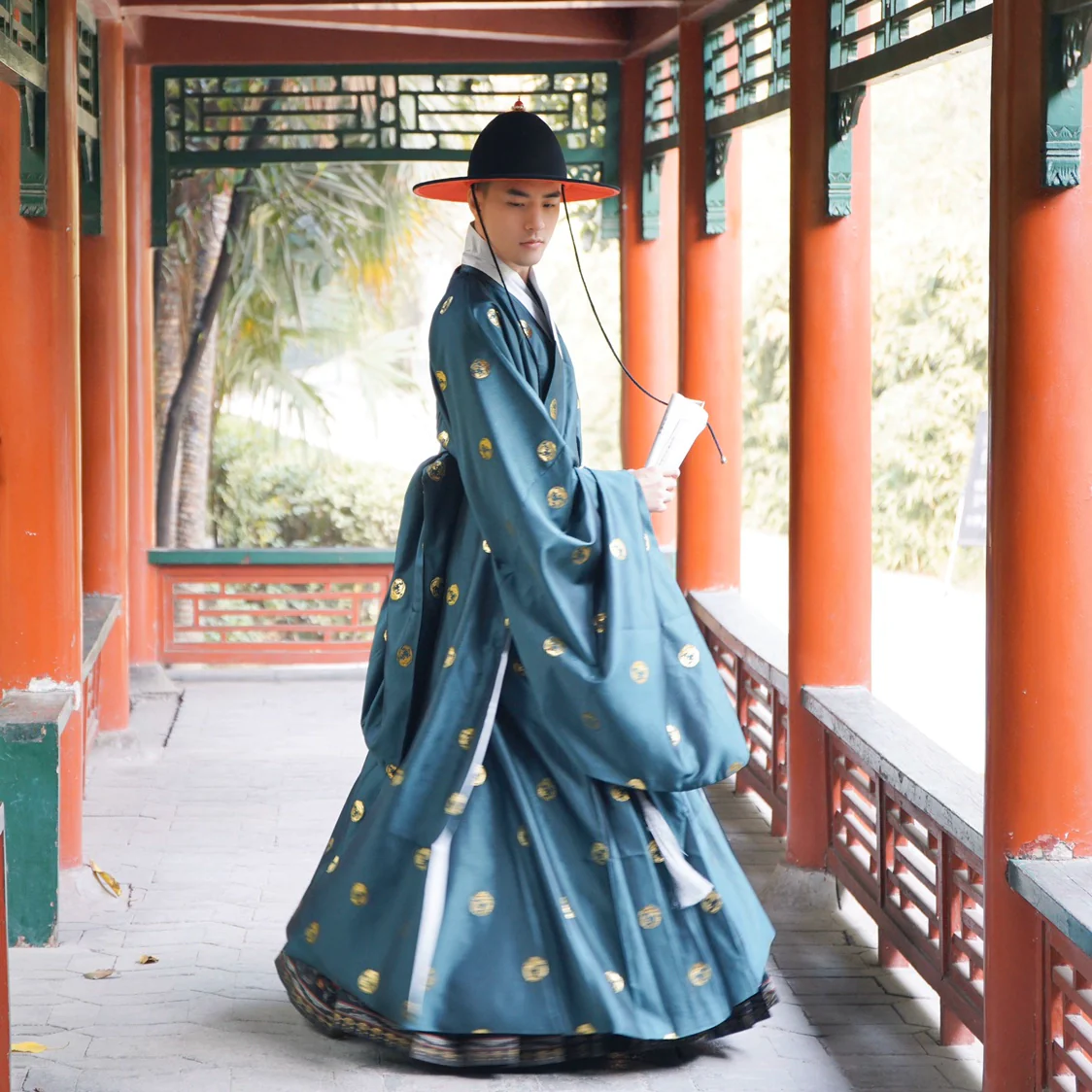 Jin Lin 金鳞 Golden Scales Ming Dynasty Men's Daopao Robe - Image 3