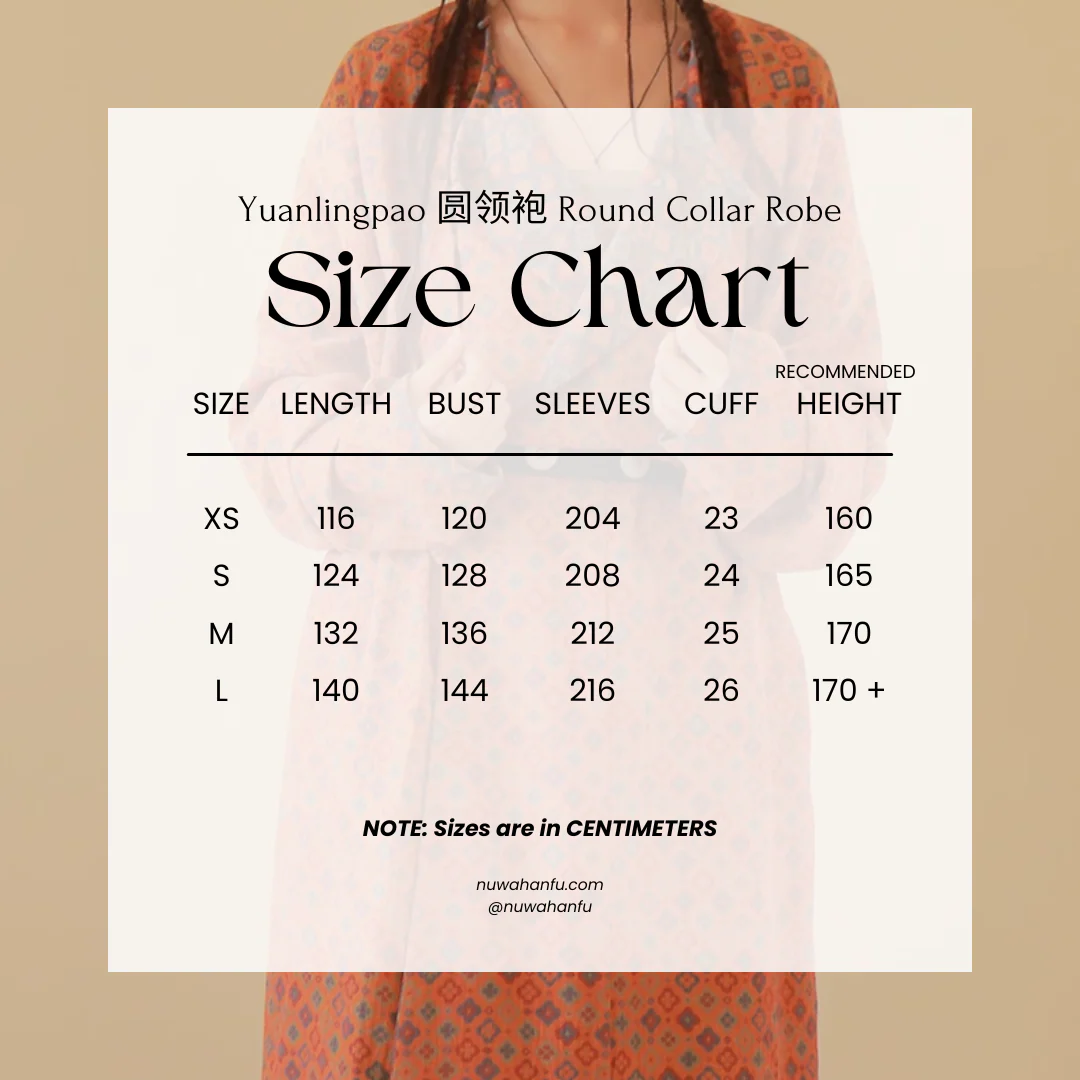 Jingjie Huashu 荆芥花束 Cat Mint Bouquet Modernized Tang Double Sided Cotton Jacquard Yuanlingpao Robe Set - Image 15