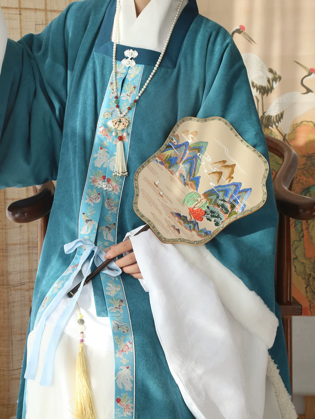 Jinyu Matang 金玉满堂 Ming Dynasty Variety Collar Bijia Pi Ao Corduroy Jackets - Image 5