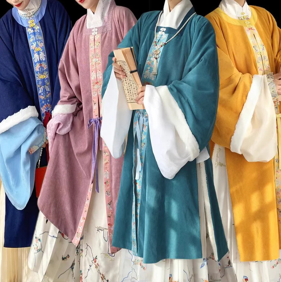 Jinyu Matang 金玉满堂 Ming Dynasty Variety Collar Bijia Pi Ao Corduroy Jackets - Image 9