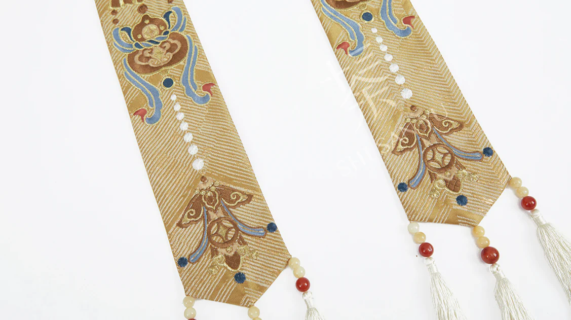 Jiuyao Jinzhi 九曜金枝 Golden Branch Ming Dynasty Jiaoling Aoqun Cloud Collar Set - Image 15