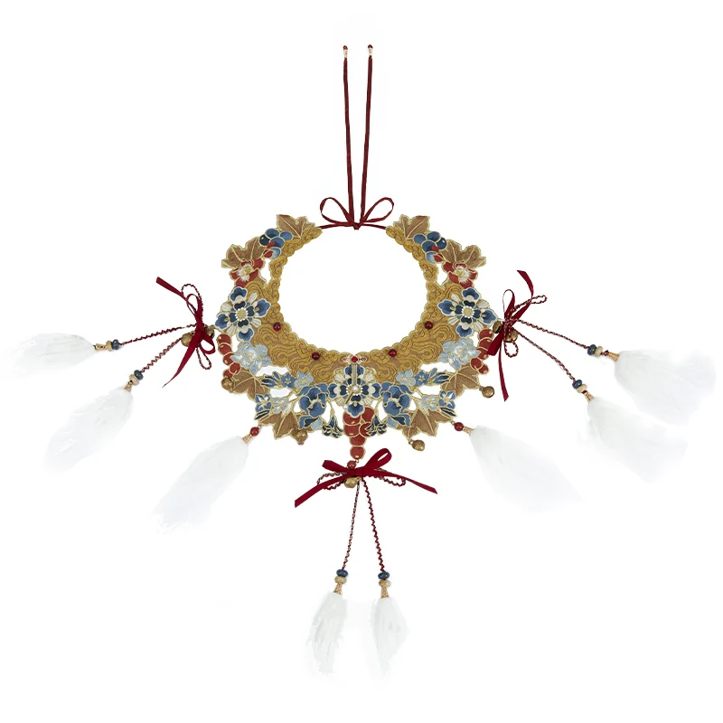 Jiuyao Jinzhi 九曜金枝 Golden Branch Ming Dynasty Jiaoling Aoqun Cloud Collar Set - Image 18