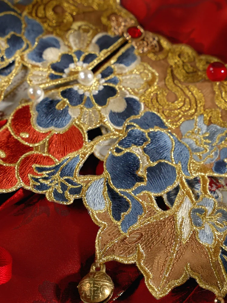 Jiuyao Jinzhi 九曜金枝 Golden Branch Ming Dynasty Jiaoling Aoqun Cloud Collar Set - Image 8