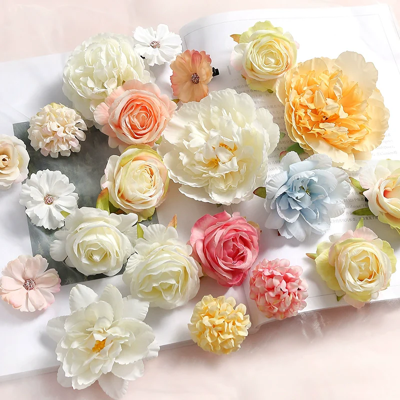 Juan Hua 绢花 Silk Flower Variety Hair Clips - Image 4
