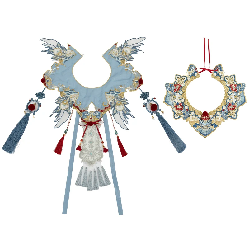 Junxin Lingyun 君心凌云 Reaching Clouds Modernized Ming Dynasty Cloud Collar Set - Image 16