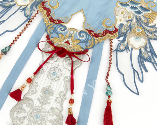 Junxin Lingyun 君心凌云 Reaching Clouds Modernized Ming Dynasty Cloud Collar Set - Image 9