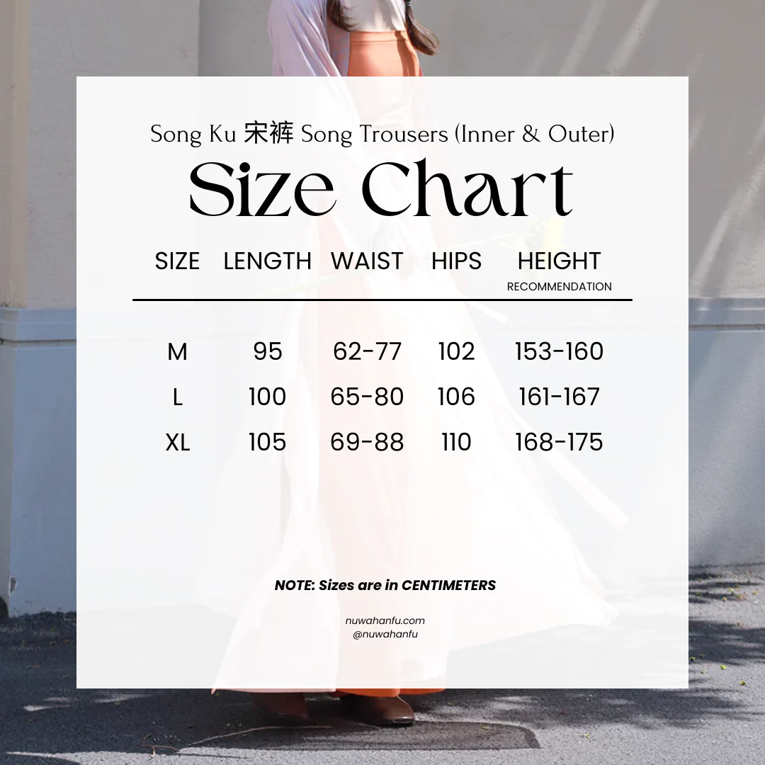 Jüzi Qishui 橘子汽水 Orange Soda Modernized Song Dynasty Beizi & Double Layered Trousers Set - Image 8