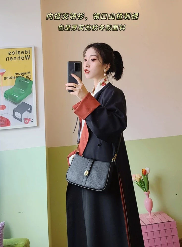 Kaqi 朱砂 Cinnabar Modernized Tang Dynasty Unisex Yuanlingpao Coat - Image 10